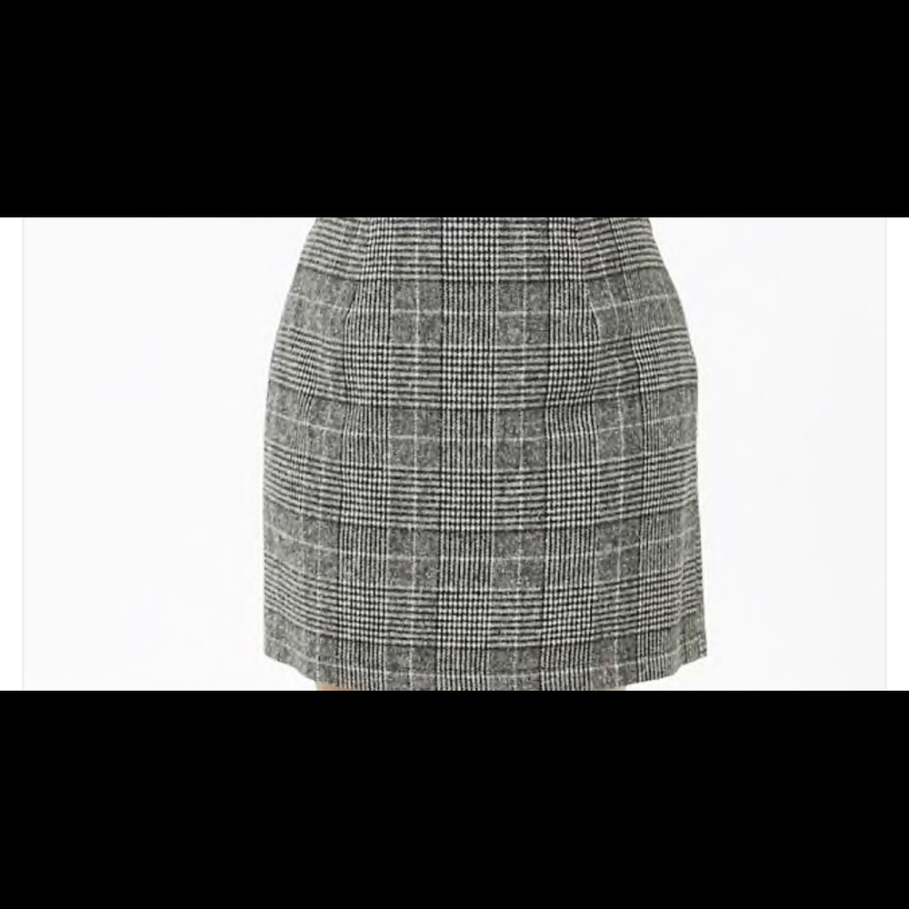 Plaid Skirt Plus Size